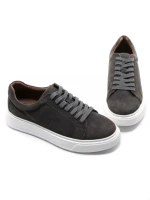 Pantofi Casual Barbati din piele naturala MY002-113 GREY | BERLINER