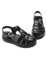 Sandale Dama din piele naturala 1957623 BLACK | FORMAZIONE