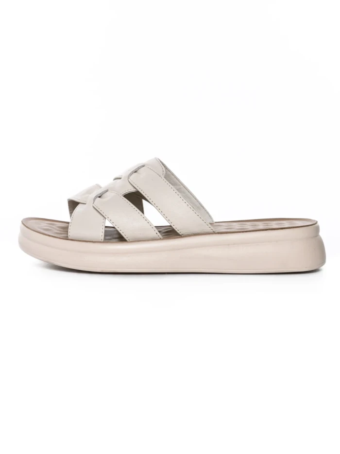 Papuci Dama din piele naturala 28-29 CREAM | FORMAZIONE