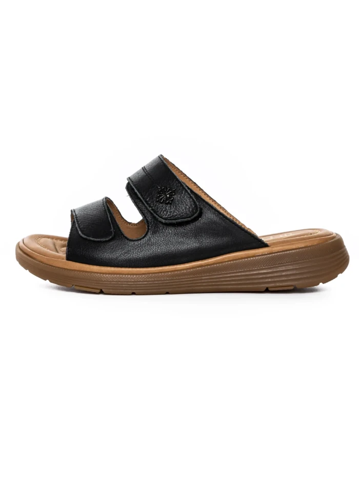 Papuci Dama din piele naturala 33173 BLACK | FORMAZIONE