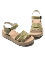 Sandale Dama din piele naturala 246615T GREEN | FORMAZIONE