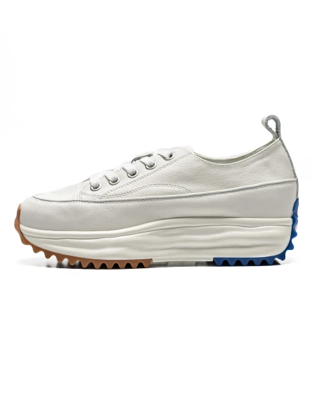 Pantofi Sport Dama din piele naturala 9529-2X Alb | Fr... » Pantoful.ro