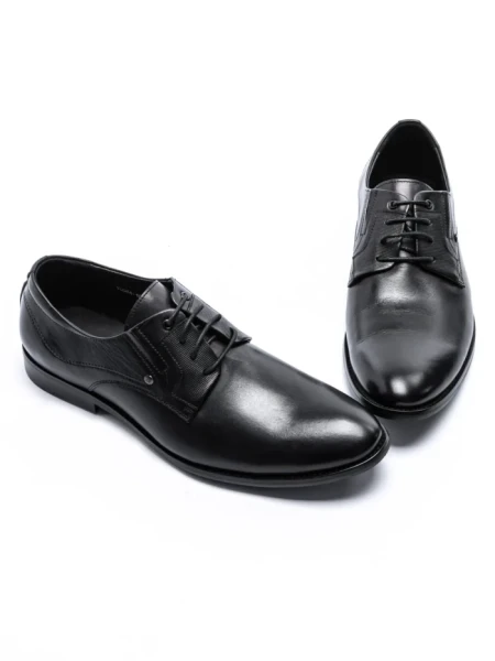 Pantofi Barbati din piele naturala Y006A-10A Negru | Stephano