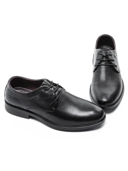 Pantofi Barbati din piele naturala 91785 Negru (L9) Mels