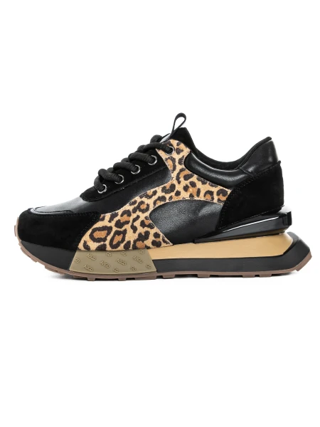 Pantofi Sport Dama din piele naturala 5SZ11 Negru | Pa... » Pantoful.ro
