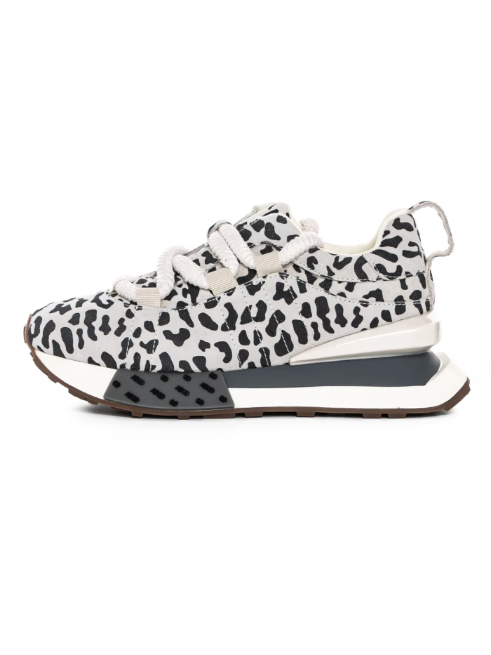 Pantofi Sport Dama din piele naturala 5WZ15 Leopard | » Pantoful.ro