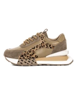 Pantofi Sport Dama din piele naturala 5SZ11 Kaki | Pan... » Pantoful.ro