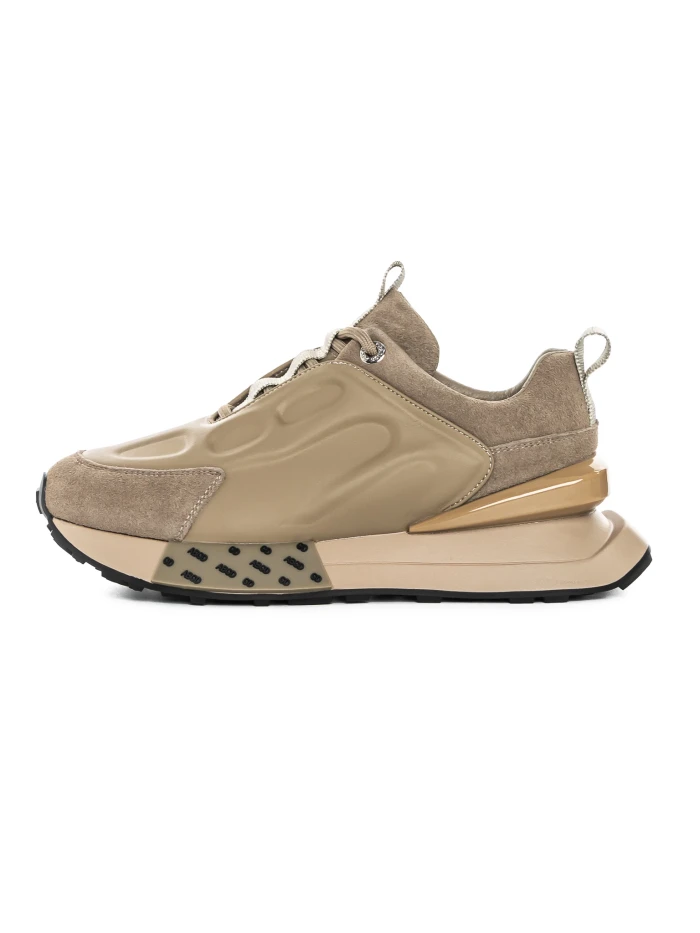 Pantofi Sport Dama din piele naturala 5SZ12 Kaki | Pan... » Pantoful.ro
