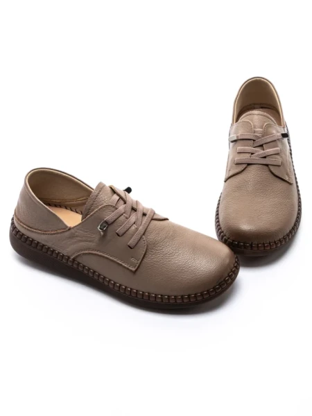 Pantofi Casual Dama din piele naturala 6350 APRICOT | ADVANCER
