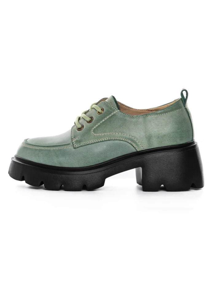 Pantofi Casual Dama din piele naturala 66920 GREEN | ADVANCER