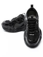 Pantofi Sport Dama din piele naturala 919-1 Negru | Ad... » Pantoful.ro