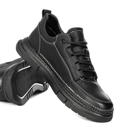 Pantofi Casual Barbati WM807 Negru-Alb | Advancer » Pantoful.ro