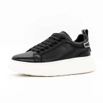 Pantofi Sport Barbati din piele naturala 3221 Negru-Al... » Pantoful.ro