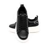 Pantofi Sport Barbati din piele naturala 3221 Negru-Al... » Pantoful.ro