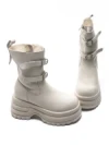 Ghete Dama din piele naturala 5W62 BEIGE | PANTOFUL
