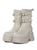 Ghete Dama din piele naturala 5W62 BEIGE | PANTOFUL
