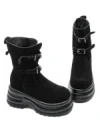 Ghete Dama din piele naturala 5W62 BLACK | PANTOFUL
