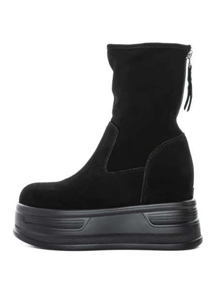 Ghete Dama din piele naturala 5W76 BLACK | PANTOFUL