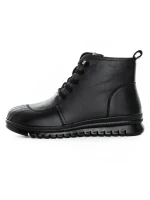 Ghete Dama din piele naturala 5W50 BLACK | PANTOFUL