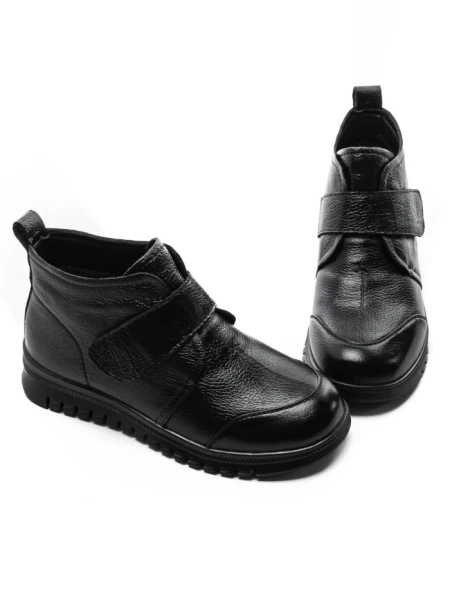 Ghete Dama din piele naturala 5W51 BLACK | PANTOFUL
