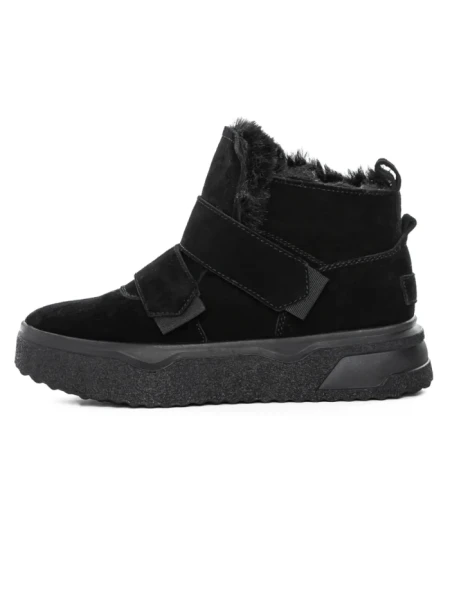 Ghete Dama din piele naturala 5SZ6 BLACK | PANTOFUL