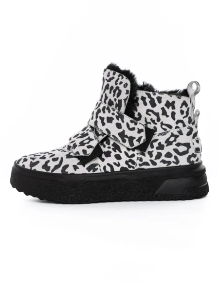 Ghete Dama din piele naturala 5SZ6 LEOPARD PRINT | PANTOFUL