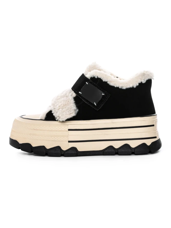 Ghete Dama din piele naturala 5W53 BLACK | PANTOFUL