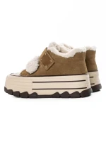 Ghete Dama din piele naturala 5W53 YELLOW | PANTOFUL