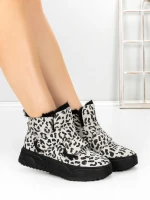 Ghete Dama din piele naturala 5SZ6 Leopard | Pantoful » Pantoful.ro
