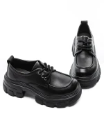 Pantofi Casual Dama din piele naturala KM1606 Negru | ... » Pantoful.Ro