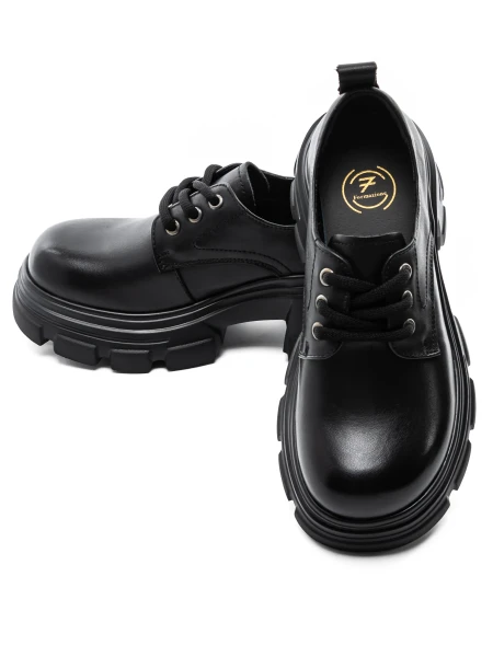 Pantofi Casual Dama din piele naturala KM1607 Negru | ... » Pantoful.Ro