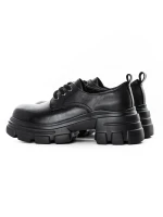 Pantofi Casual Dama din piele naturala KM1607 Negru | ... » Pantoful.Ro