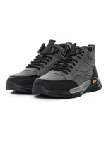 Ghete Barbati din piele naturala E90003 GREY | ADVANCER