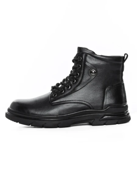 Ghete Barbati din piele naturala WM2630 BLACK | ADVANCER