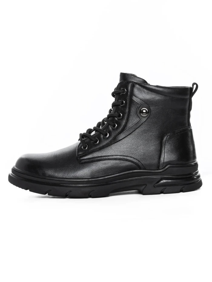 Ghete Barbati din piele naturala WM2630 BLACK | ADVANCER