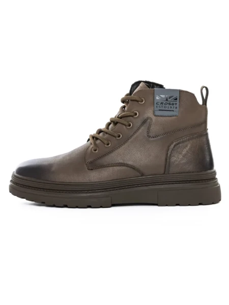 Ghete Barbati din piele naturala WM8906 GREY | ADVANCER