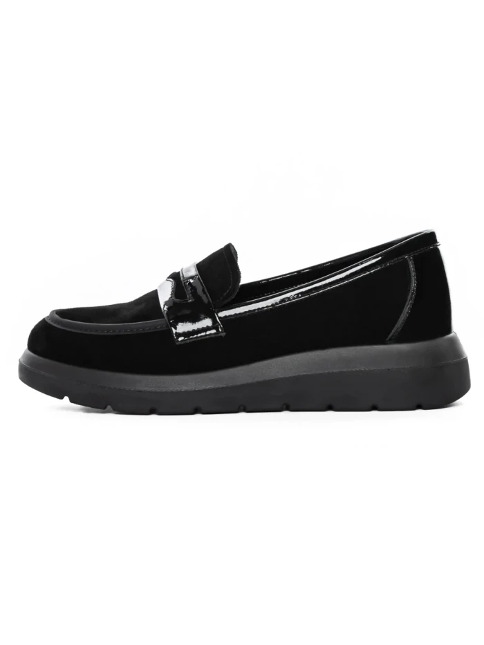 Pantofi Casual Dama din piele naturala 5272T03 BLACK | ADVANCER