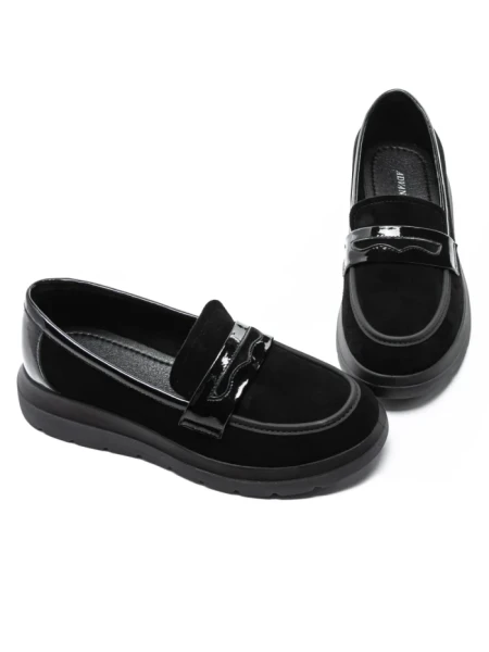 Pantofi Casual Dama din piele naturala 5272T03 Negru | Advancer Pantofi Casual Dama din piele naturala 5272T03 BLACK | ADVANCER