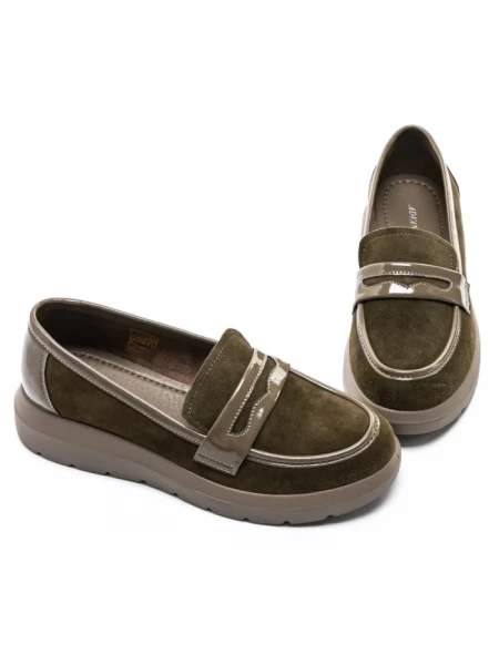 Pantofi Casual Dama din piele naturala 5272T03 Verde | Advancer Pantofi Casual Dama din piele naturala 5272T03 GREEN | ADVANCER