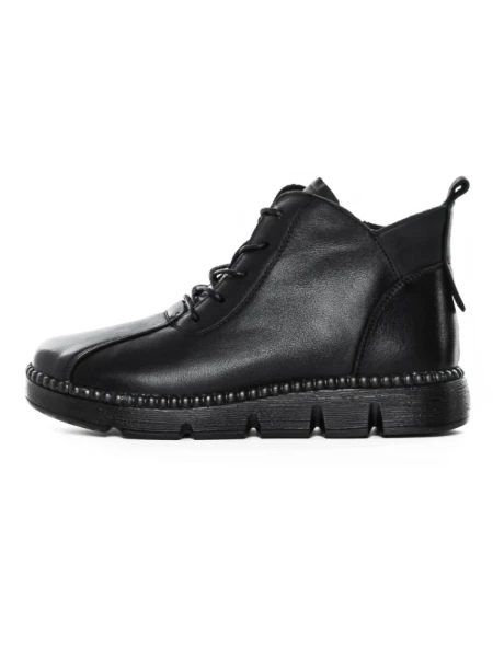 Ghete Dama din piele naturala 5512 BLACK | ADVANCER