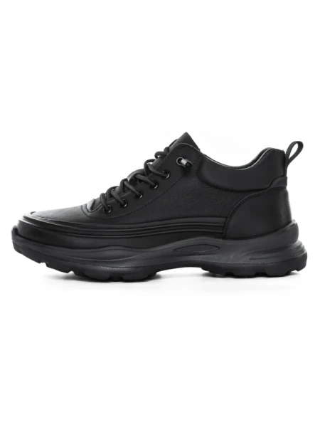 Ghete Barbati din piele naturala E90005 BLACK | ADVANCER