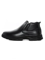 Ghete Barbati din piele naturala 8157R BLACK | ADVANCER