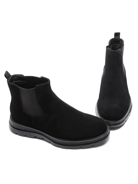 Ghete Barbati din piele naturala Z190330 Negru | Advancer » Pantoful.ro