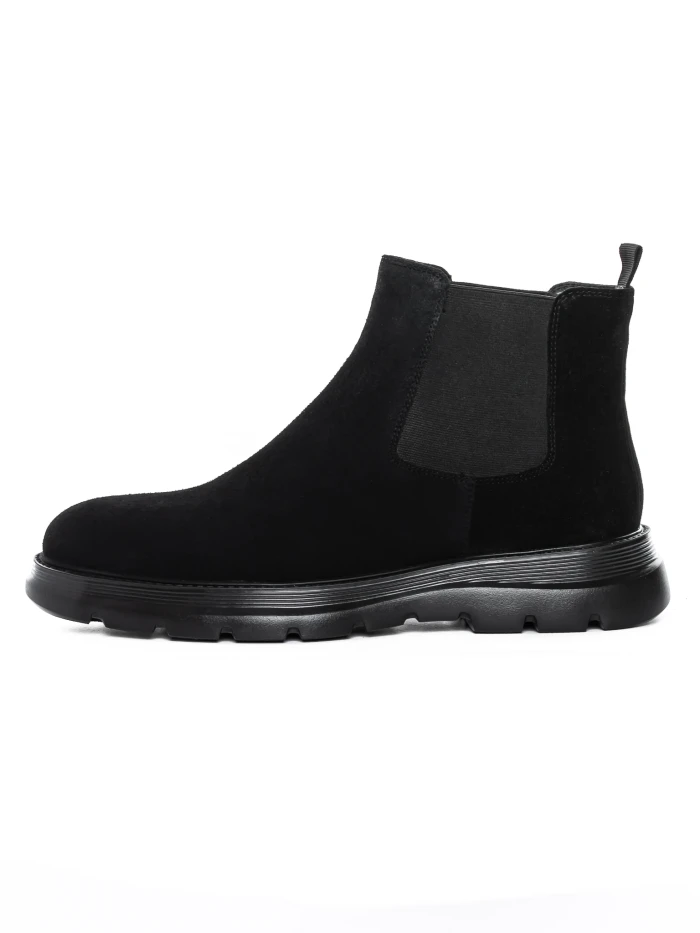 Ghete Barbati din piele naturala Z190330 Negru | Advancer » Pantoful.ro