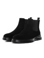 Ghete Barbati din piele naturala Z190330 Negru | Advancer » Pantoful.ro