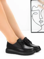 Pantofi Casual Dama din piele naturala 5272502 Negru |... » Pantoful.ro
