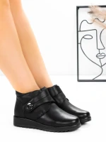 Ghete Dama din piele naturala M3535 Negru | Advancer » Pantoful.ro
