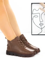 Ghete Dama din piele naturala 5512 Maro | Advancer » Pantoful.ro