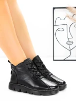 Ghete Dama din piele naturala 5512 Negru | Advancer » Pantoful.ro