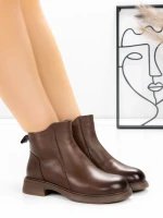 Ghete Dama din piele naturala M5295 Maro | Advancer » Pantoful.ro